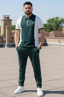 Mens Premium Dry Fit Tracksuit For Summer Trouser+ Shirt