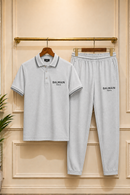 Balmain Paris Dry Fit Mens Summer Tracksuit Trouser + Shirt