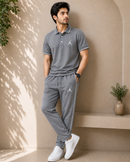 Jordan Premium Dri Fit Tracksuits For Men Polo Shirt + Trouser