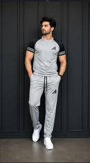 Dry Fit Mens Summer Tracksuits For Summer Trouser+ Shirt