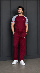 Dry Fit Mens Summer Tracksuits For Summer Trouser+ Shirt